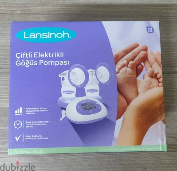lansinoh double electric pump new available immediately 1