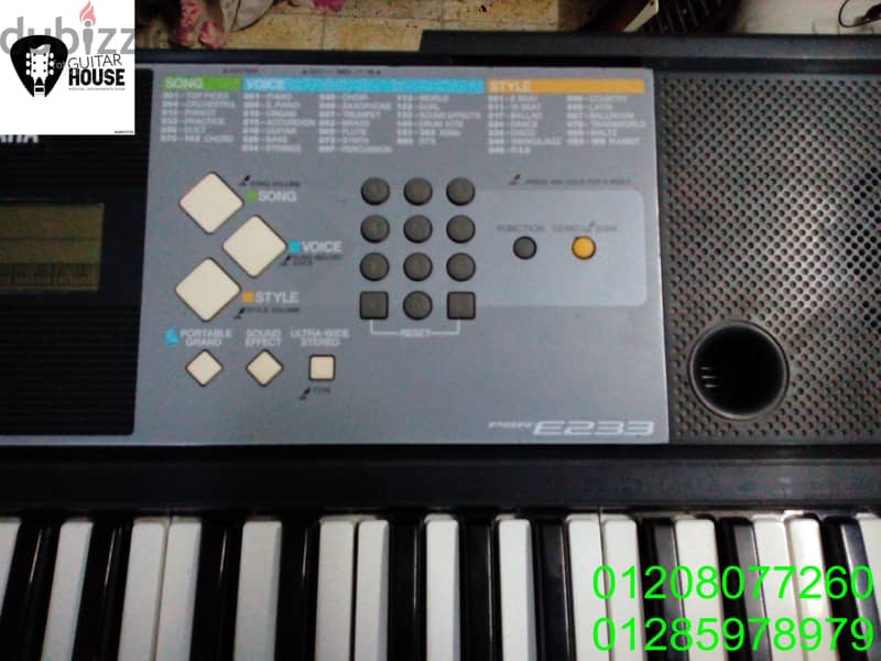 Yamaha PSR-E223 61-key Portable keyboard with 375 Voices 2