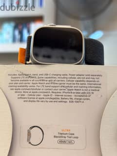 Apple watch Ultra1 ساعة أبل الترا ذكية مقاس 49 كسر زيرو مع الضمان