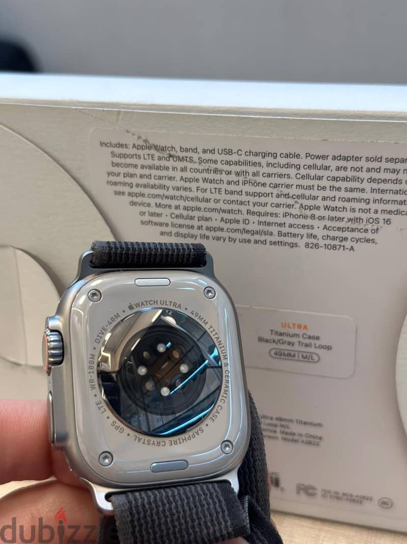 Apple watch Ultra1 ساعة أبل الترا ذكية مقاس 49 كسر زيرو مع الضمان 2