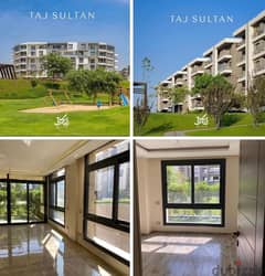3-room apartment for sale in Taj City, first settlement, special location directly in front of the airport, with installments over 8 years