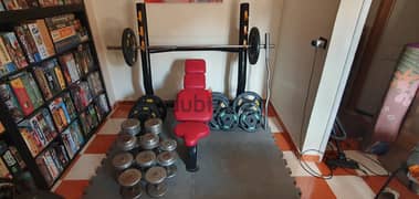 Set of Weights and Bench 0