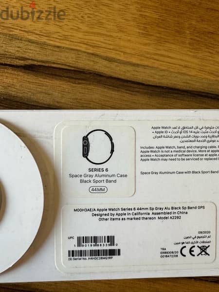 apple watch series 6 large 44mm space grey 7