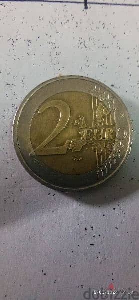 2 EURO made in 2001 1