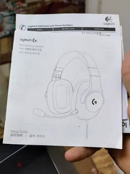 سماعة جيمينج لوجيتك logitech g pro gaming headset headphone 7
