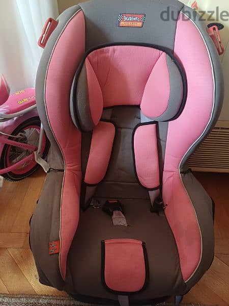 juniors car seat fit for  up to 2 years 1