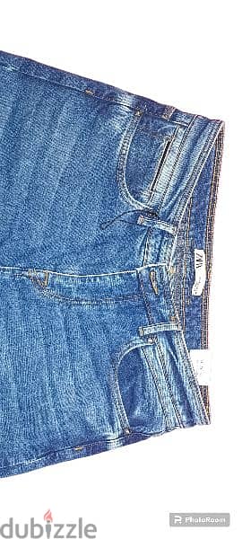 بنطلون جينز زارا تركي مقاس ٣٤ يلبس من ٨٠ إلى ٩٠ كيلو 2