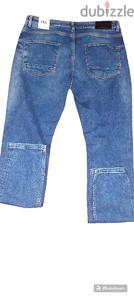 بنطلون جينز زارا تركي مقاس ٣٤ يلبس من ٨٠ إلى ٩٠ كيلو 3