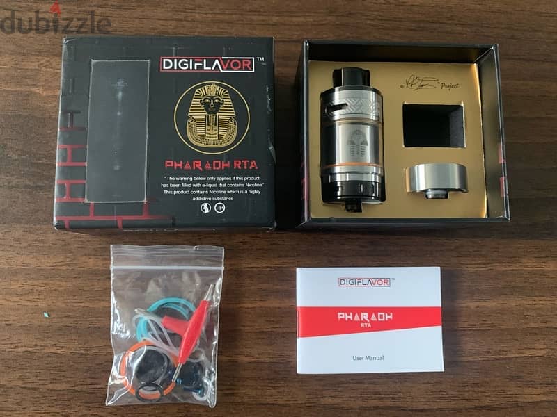 pharaoh digiflavor rta tank vape 0