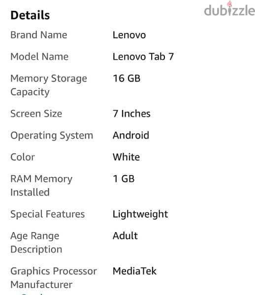 Lenovo Tab 7 TB-7304i (1G/16G)  بسعر زمااان جديد متبرشم 2