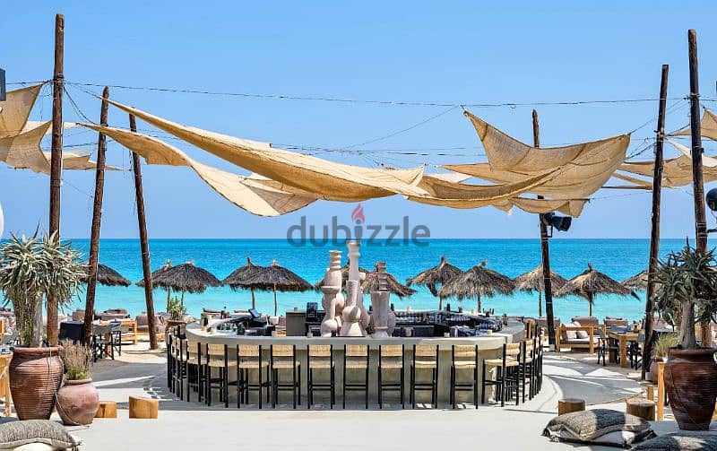 شاليه متشطب بالتكيفات ع اللاجون للبيع في Playa الساحل Zoya Ghazala bay 2