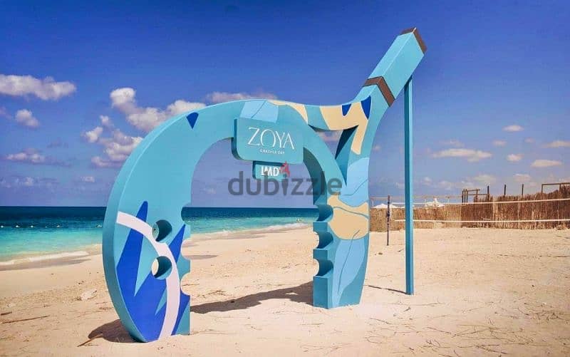 شاليه متشطب بالتكيفات ع اللاجون للبيع في Playa الساحل Zoya Ghazala bay 5