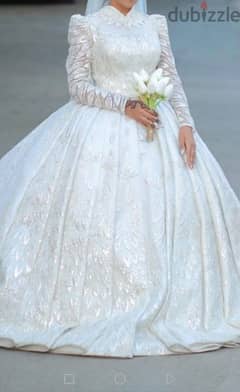 فستان زفاف بالكافر 0