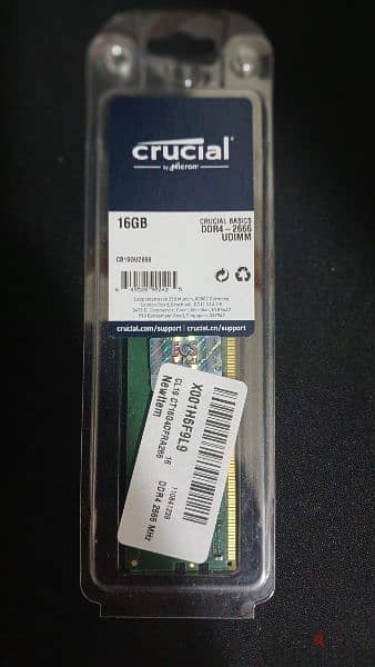 Crucial ram ddr4 16gb 2666 راما