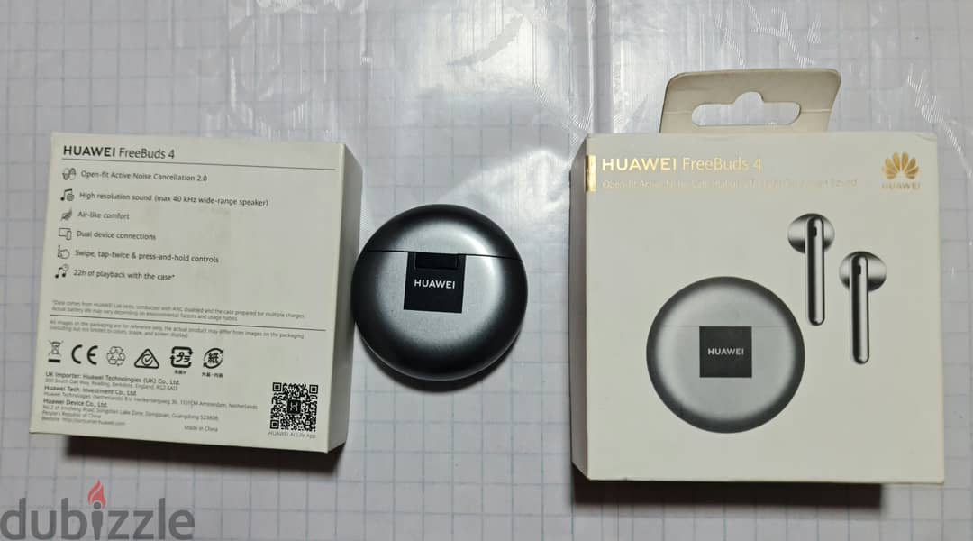 Huawei freebuds 4 silver كسر زيرو استخدام خفيف جدا 1