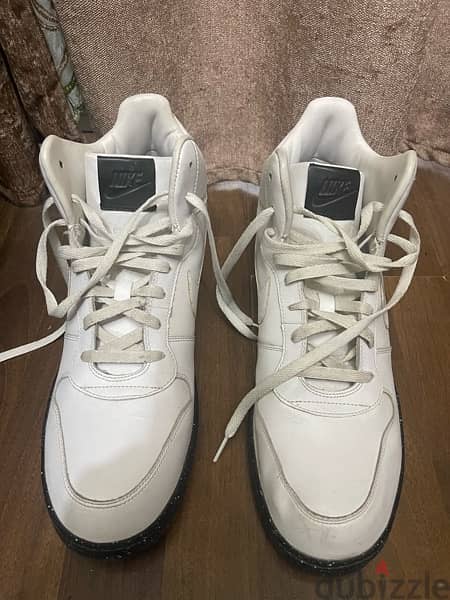 Nike shoes mid borough white , size 48.5 EU, size 14 US 1