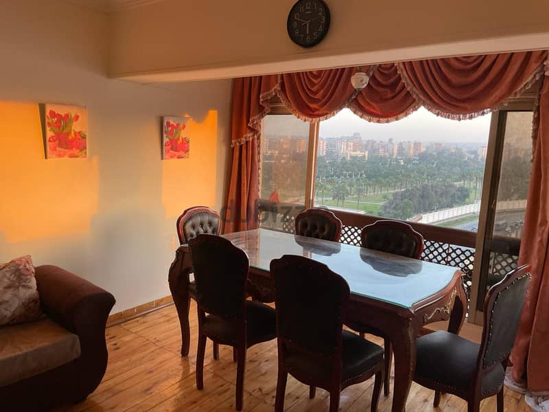 PERFECT VIEW: furnished apartment for rent in kobry el kobba 0