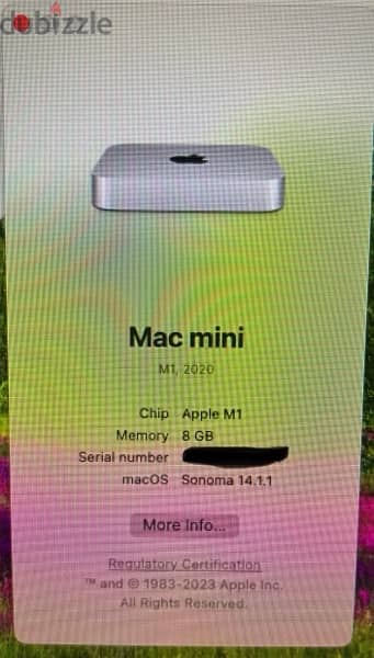 Apple Mac mini m1 RAM 8GB, SSD 256GB 3