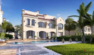 Twin house for sale, super luxurious, finished in La Vista City Compound - La Vista City in the Administrative Capital