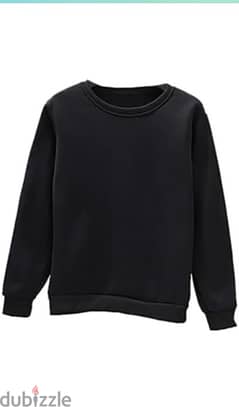 Plain Black Sweatshirt 0