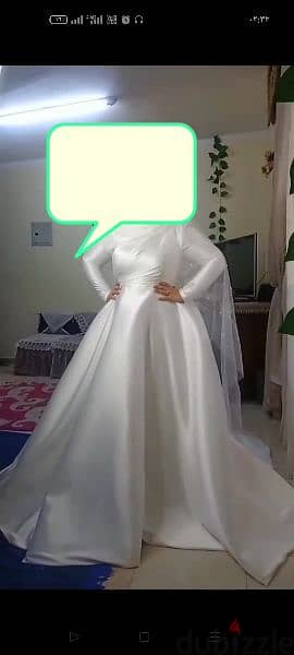 فستان زفاف اوكتب كتاب 1