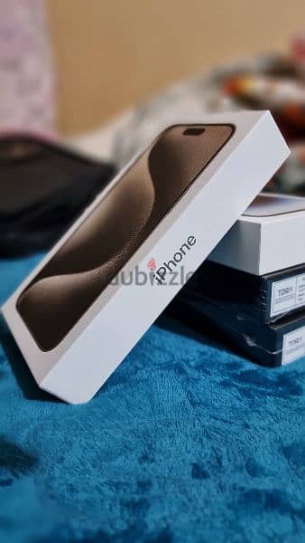 iPhone 15 pro max 256gb - New Sealed Natural titanium 1