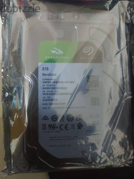 Seagate BarraCuda 8TB Internal Hard Drive HDD – 3.5 Inch Sata 6 Gb/s 5