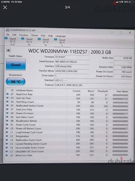 Hard Disk (WD)- 2TB 2