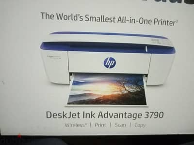 طابعة HP ديسك جيت ٣٧٩٠ الكل في واحد طبع/ماسح ضوئى/نسخ/wireless- T8W47C