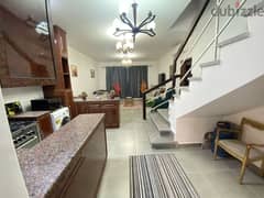 chalet duplex 265m with A/C 3 BR,2BR,1 living full of classic furnitur
