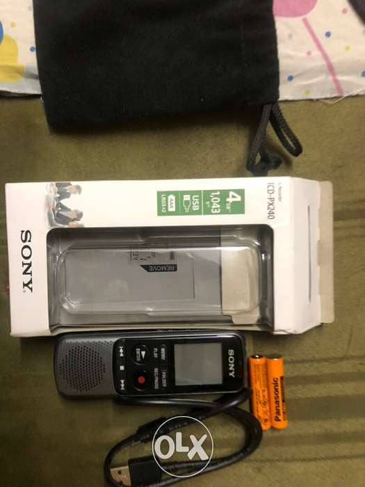 Sony Voice Recorder (4GB, ICD-PX240)مسجل صوت سونى اصلى بسعر رائع 9