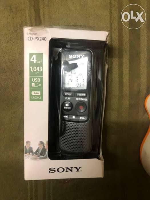 Sony Voice Recorder (4GB, ICD-PX240)مسجل صوت سونى اصلى بسعر رائع 1