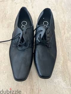 Original Calvin Klein black dressy shoes, size 8/ 41 0