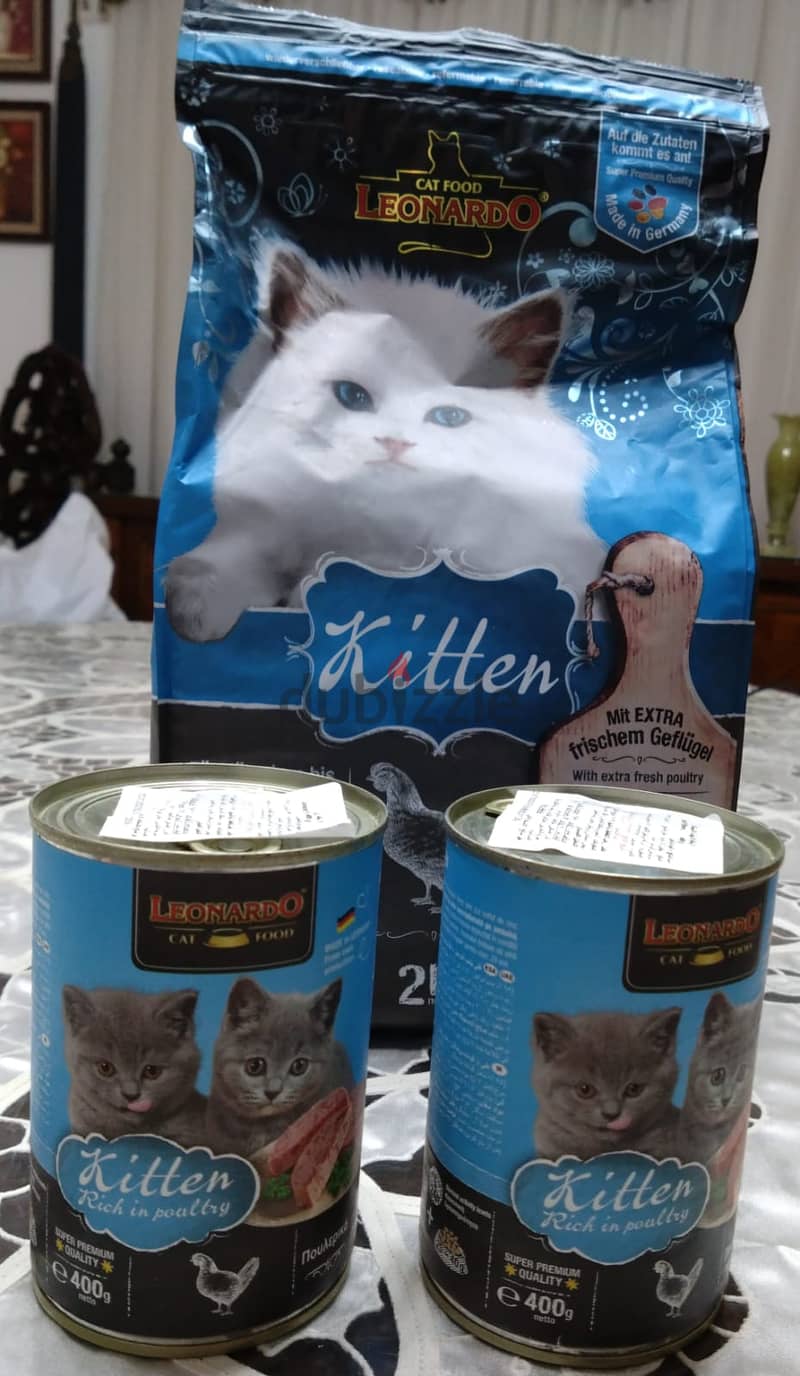 Leonardo Kitten Dry/Soft Food 1