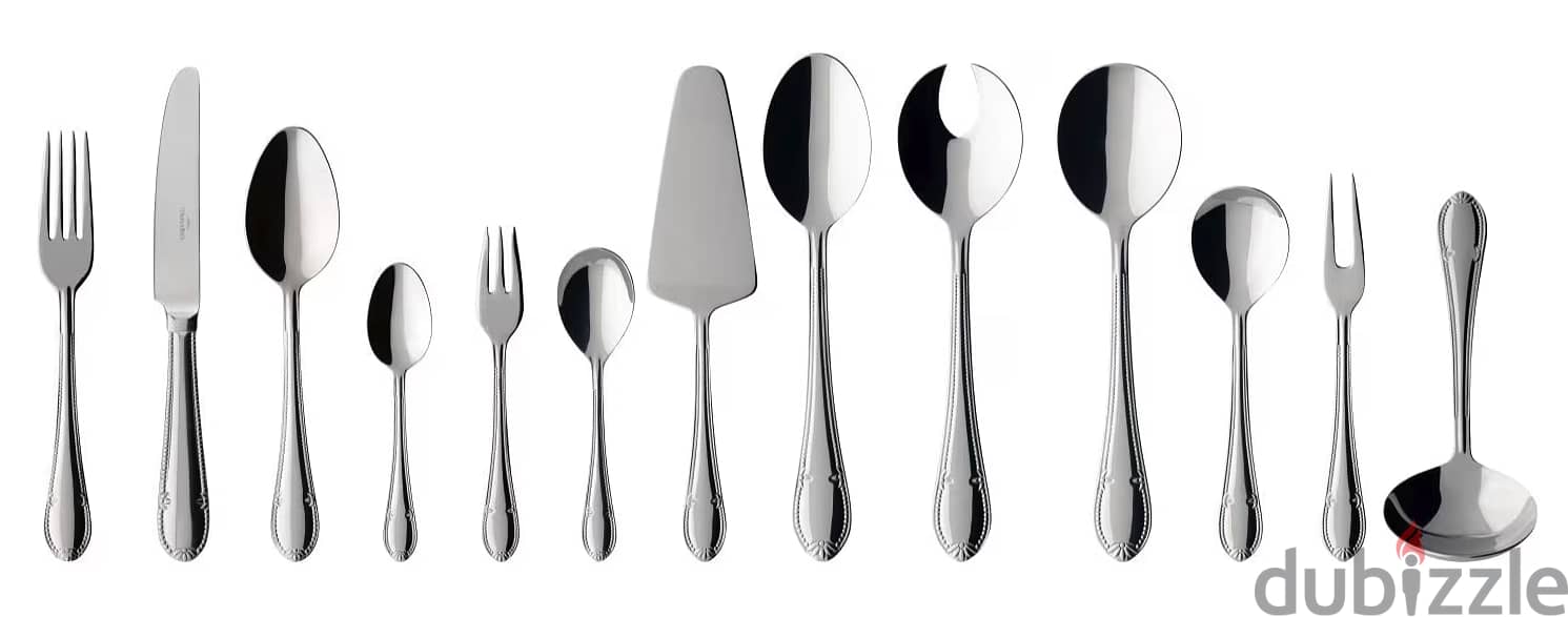 Brand New 68 piece Sealed Villeroy & Boch Mademoiselle cutlery set 4