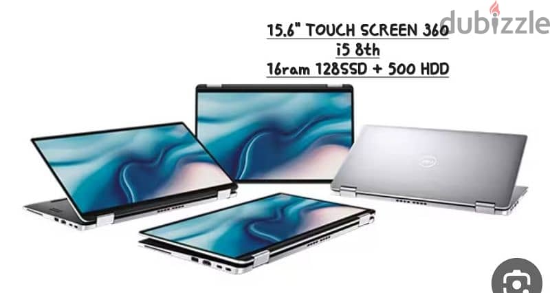 DELL 7390 2 in 1  touch screen  360° 3