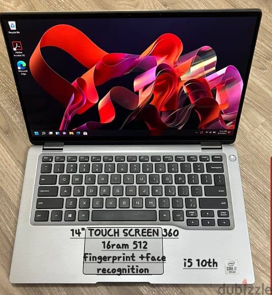 DELL 7390 2 in 1  touch screen  360° 5