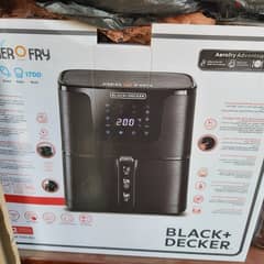 black&decker air fryer 4 litre 1700 watt 0