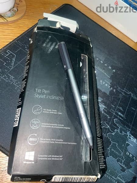 Hp Tilt stylus inclinable pen                        قلم لابتوب اصلي 1