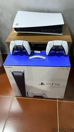 Playstation 5 with 2 Controllers 0