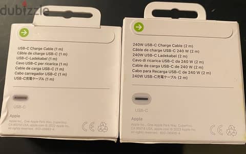 60W and 24W USB-C - USB-C Apple iphone/ MAC charger from USA (SEALED)