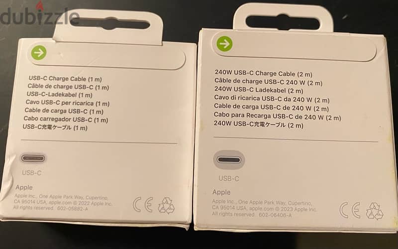 60W and 24W USB-C - USB-C Apple iphone/ MAC charger from USA (SEALED) 0