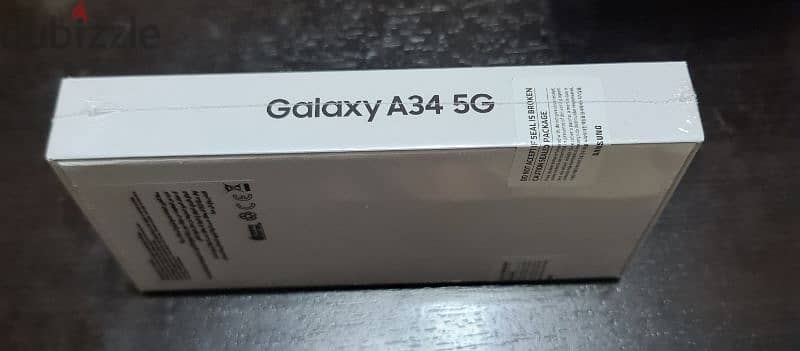 Samsung A34 5G 128 GB جديد متبرشم اسود ضمان دولي 1
