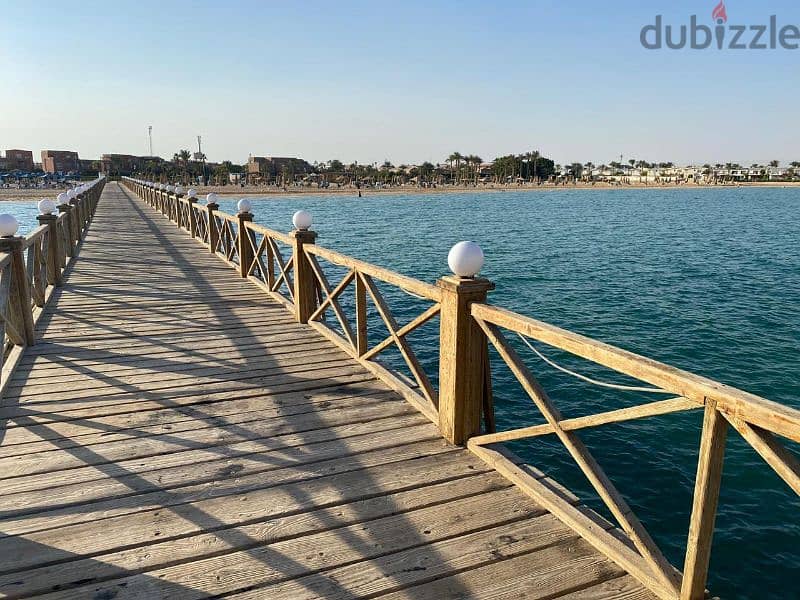 شالية للبيع مفروش بحديقة في مارينا وادي دجلة السخنة marina wadi degla 3