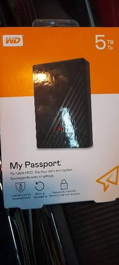 wd my passport HDD 5TB 0