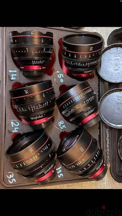 Canon Cinema Prime EF 5 Lens Kit