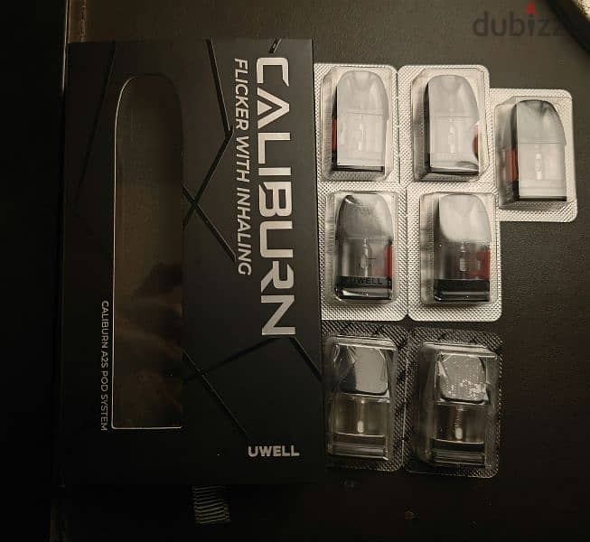 Caliburn A2S Pod System Kit+6cartridge 3
