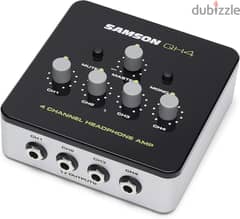 مضخم سماعة رأس ستيريو سامسون Samson QH4 Headphone Amplifier 0