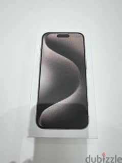 iPhone 15 pro 256 Gb dual sim physical  Natural titanium Ch 0