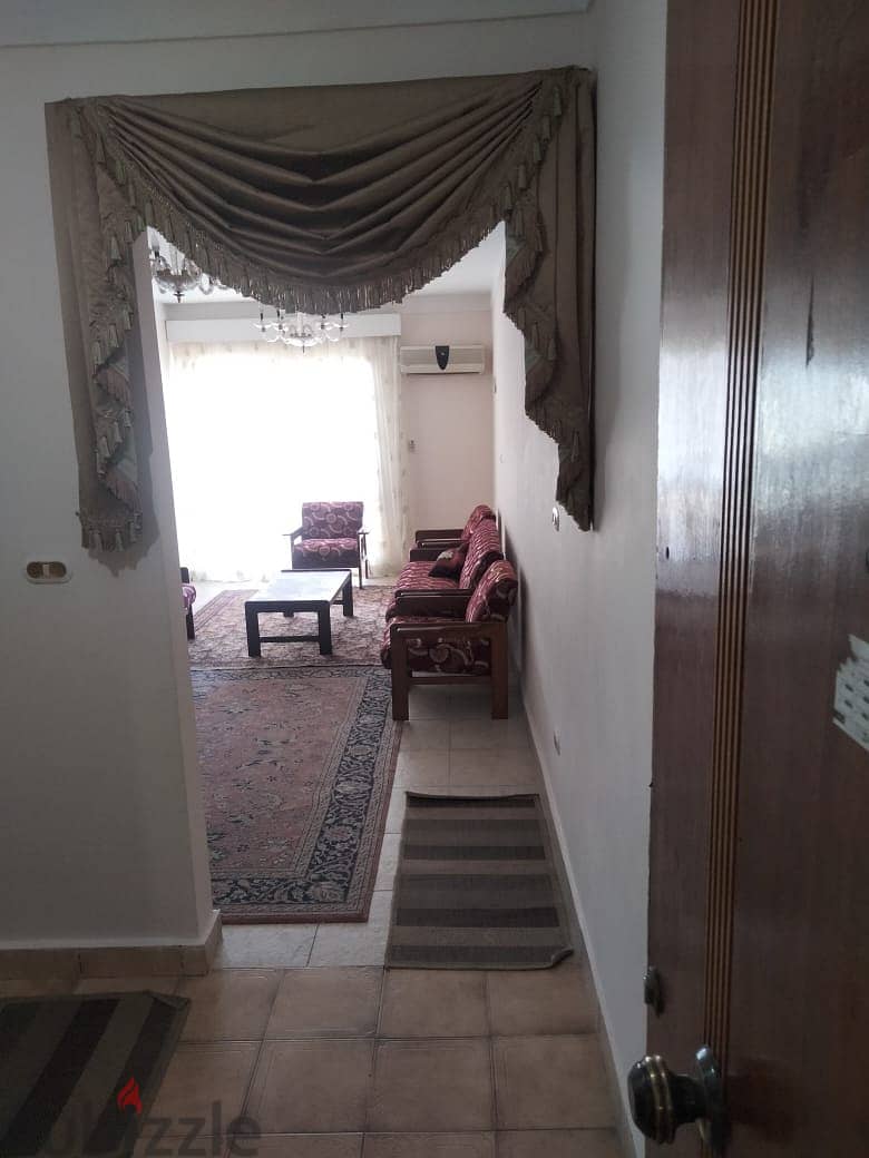 شقة مفروشة عائلية مميزة للايجار خلف محطة قطار سيدي جابر فيو مفتوح 6
